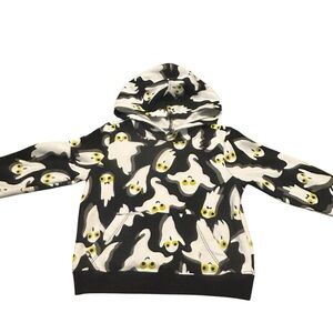 Old Navy Kids‎ Ghost Print Pullover Hoodie Black/White 18-24 Months